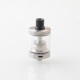 Kaser Kalibr 23.30 Style MTL / RDL RTA Rebuildable Tank Atomizer - Silver, 4.5ml, Air Pin 1.2, 1.5, 1.8, 2.0, 2.5, 2.8, 3.5mm