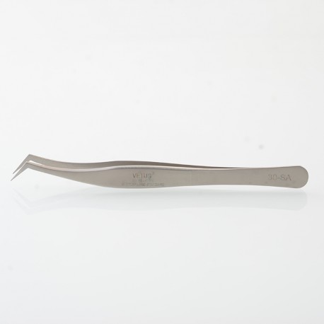 Authentic VETUS 30-SA Tweezers Hyperfine High Precision Non-magnetic Anti-acid Pincers Eyelashes Tweezers