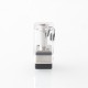 YFTK DotShell 2 DotShell2 Style RBA Tank Kit for dotMod dotAIO V1 / V2 AIO Pod - Silver, 1.0, 1.2, 1.3, 1.5, 2.0mm