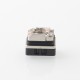 YFTK DotShell 2 DotShell2 Style RBA Tank Kit for dotMod dotAIO V1 / V2 AIO Pod - Silver, 1.0, 1.2, 1.3, 1.5, 2.0mm