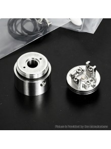 YFTK FEV Extreme Base kit V2 for Flash e-Vapor V4.5 / V4.5S+ Style RTA Atomizer - Silver