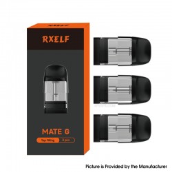[Ships from Bonded Warehouse] Authentic RXELF Mate G Top Filling Pod Cartridge for Uwell Caliburn G Series - 0.9ohm, 3ml (3 PCS)