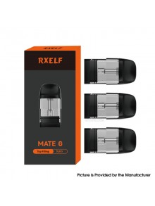 [Ships from Bonded Warehouse] Authentic RXELF Mate G Top Filling Pod Cartridge for Uwell Caliburn G Series - 0.4ohm, 3ml (3 PCS)