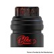 Authentic ThunderHead Creations Blaze Solo RDA Replacement Top Cap with Drip Tip - Black Red, Aluminum + Resin