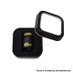 Authentic ThunderHead Creations Blaze Solo RDA Replacement Top Cap with Drip Tip - Black Gold, Aluminum + Resin
