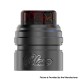 Authentic ThunderHead Creations Blaze Solo RDA Replacement Top Cap with Drip Tip - Gun Metal, Stainless Steel + Resin