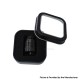 Authentic ThunderHead Creations Blaze Solo RDA Replacement Top Cap with Drip Tip - Gun Metal, Stainless Steel + Resin