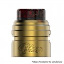Authentic ThunderHead Creations Blaze Solo RDA Replacement Top Cap with Drip Tip - Gold, Stainless Steel + Resin