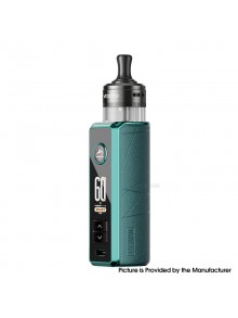 [Ships from Bonded Warehouse] Authentic VOOPOO Drag S3 60W Box Mod Kit with PnP X MTL Pod - Lake Green, 3000mAh, 5ml, 0.6/0.8ohm