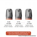 [Ships from Bonded Warehouse] Authentic Voopoo ARGUS Multi-Ohm Pod Cartridge - 3.5ml, 0.4ohm / 0.7ohm / 1.0ohm (3 PCS)