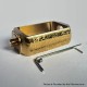 Capsule Style Replacement Boro Tank to 510 Adapter - Textured Gold