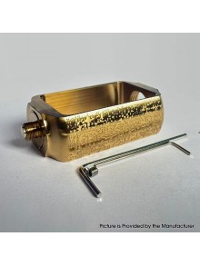 Capsule Style Replacement Boro Tank to 510 Adapter - Textured Gold