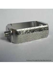Capsule Style Replacement Boro Tank to 510 Adapter - Textured Silver