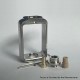 Capsule Style Replacement Boro Tank to 510 Adapter - Silver