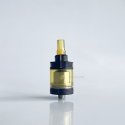 RekaVape Four One Five 415V2 415 V2 Style Short MTL RTA Atomizer - Black, 316SS + PEI, 22mm, Diameter
