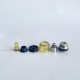 RekaVape Four One Five 415V2 415 V2 Style Short MTL RTA Atomizer - Black, 316SS + PEI, 22mm, Diameter