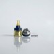 RekaVape Four One Five 415V2 415 V2 Style Short MTL RTA Atomizer - Black, 316SS + PEI, 22mm, Diameter