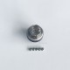 RekaVape Four One Five 415V2 415 V2 Style Short MTL RTA Atomizer - Black, 316SS + PEI, 22mm, Diameter