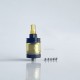 RekaVape Four One Five 415V2 415 V2 Style Short MTL RTA Atomizer - Black, 316SS + PEI, 22mm, Diameter