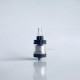 RekaVape Four One Five 415V2 415 V2 Style Short MTL RTA Atomizer - Black, 316SS + PC, 22mm, Diameter