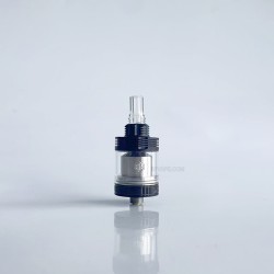 RekaVape Four One Five 415V2 415 V2 Style Short MTL RTA Atomizer - Black, 316SS + PC, 22mm, Diameter