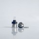 RekaVape Four One Five 415V2 415 V2 Style Short MTL RTA Atomizer - Black, 316SS + PC, 22mm, Diameter