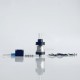 RekaVape Four One Five 415V2 415 V2 Style Short MTL RTA Atomizer - Black, 316SS + PC, 22mm, Diameter