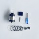 RekaVape Four One Five 415V2 415 V2 Style Short MTL RTA Atomizer - Black, 316SS + PC, 22mm, Diameter