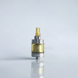 RekaVape Four One Five 415V2 415 V2 Style Short MTL RTA Atomizer - Silver, 316SS + PEI, 22mm, Diameter