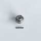 RekaVape Four One Five 415V2 415 V2 Style Short MTL RTA Atomizer - Silver, 316SS + PEI, 22mm, Diameter