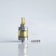 RekaVape Four One Five 415V2 415 V2 Style Short MTL RTA Atomizer - Silver, 316SS + PEI, 22mm, Diameter