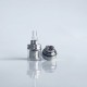RekaVape Four One Five 415V2 415 V2 Style Short MTL RTA Atomizer - Silver, 316SS + PC, 22mm, Diameter