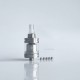 RekaVape Four One Five 415V2 415 V2 Style Short MTL RTA Atomizer - Silver, 316SS + PC, 22mm, Diameter