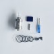 RekaVape Four One Five 415V2 415 V2 Style Short MTL RTA Atomizer - Silver, 316SS + PC, 22mm, Diameter