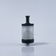 RekaVape Taifun GTR Style MTL RTA Rebuildable Tank Atomizer - Black, 316 Stainless Steel + PC, 4.0ml, 23mm Diameter