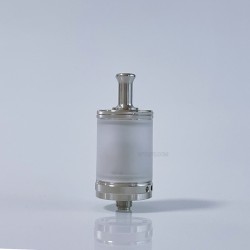 RekaVape Taifun GTR Style MTL RTA Rebuildable Tank Atomizer - Silver, 316 Stainless Steel + PC, 4.0ml, 23mm Diameter