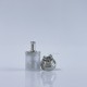 RekaVape Taifun GTR Style MTL RTA Rebuildable Tank Atomizer - Silver, 316 Stainless Steel + PC, 4.0ml, 23mm Diameter