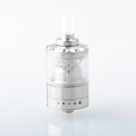 RekaVape Hurricane 1.4 NG Style RTA Rebuildable Tank Atomizer - Silver, 3.0ml, 24mm Diameter