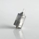 RekaVape Hurricane 1.4 NG Style RTA Rebuildable Tank Atomizer - Silver, 3.0ml, 24mm Diameter