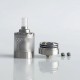 RekaVape Hurricane 1.4 NG Style RTA Rebuildable Tank Atomizer - Silver, 3.0ml, 24mm Diameter