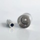 RekaVape Hurricane 1.4 NG Style RTA Rebuildable Tank Atomizer - Silver, 3.0ml, 24mm Diameter