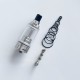 RekaVape BY-kA KA V8+ Style MTL RTA Atomizer Standard Set - Silver, 5.0ml, 22mm Diameter