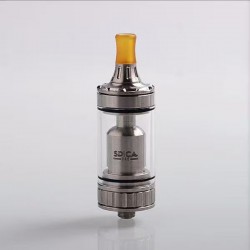 RekaVape Spica Pro Style MTL RTA Rebuildable Tank Atomizer Full Kit - Silver, 316 Stainless Steel, 3ml / 4ml, 22mm Diameter