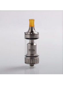 RekaVape Spica Pro Style MTL RTA Rebuildable Tank Atomizer Full Kit - Silver, 316 Stainless Steel, 3ml / 4ml, 22mm Diameter