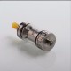 RekaVape Spica Pro Style MTL RTA Rebuildable Tank Atomizer Full Kit - Silver, 316 Stainless Steel, 3ml / 4ml, 22mm Diameter
