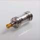 RekaVape Spica Pro Style MTL RTA Rebuildable Tank Atomizer Full Kit - Silver, 316 Stainless Steel, 3ml / 4ml, 22mm Diameter
