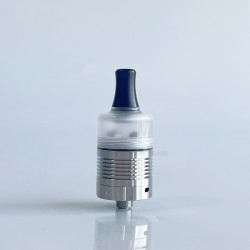 RekaVape Caiman V.5 Style RDA Rebuildable Dripping Atomizer - Silver, 316SS, Air Pins 1.2mm / 1.4mm / 1.7mm, 22mm