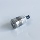 RekaVape Caiman V.5 Style RDA Rebuildable Dripping Atomizer - Silver, 316SS, Air Pins 1.2mm / 1.4mm / 1.7mm, 22mm