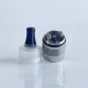 RekaVape Caiman V.5 Style RDA Rebuildable Dripping Atomizer - Silver, 316SS, Air Pins 1.2mm / 1.4mm / 1.7mm, 22mm