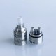 RekaVape Caiman V.4 Style MTL RDA Rebuildable Dripping Atomizer - Silver, 316 Stainless Steel, 22mm Diameter